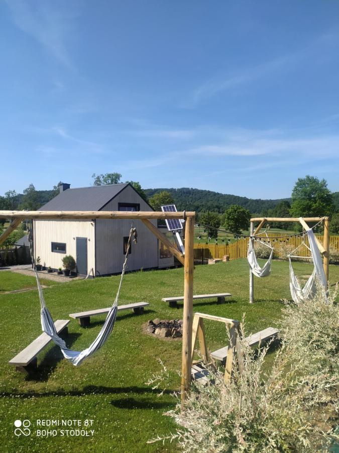 Ferienwohnung Bieszczadzkie Boho Stodoly Myczkowce Exterior foto